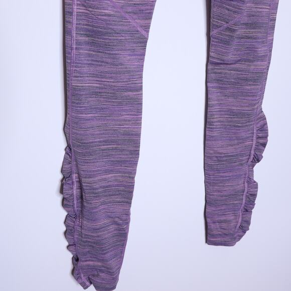 LULULEMON Speed Tight IV Space Dye Camo Violet Black Grape Active Women's 8 - Picture 8 of 9